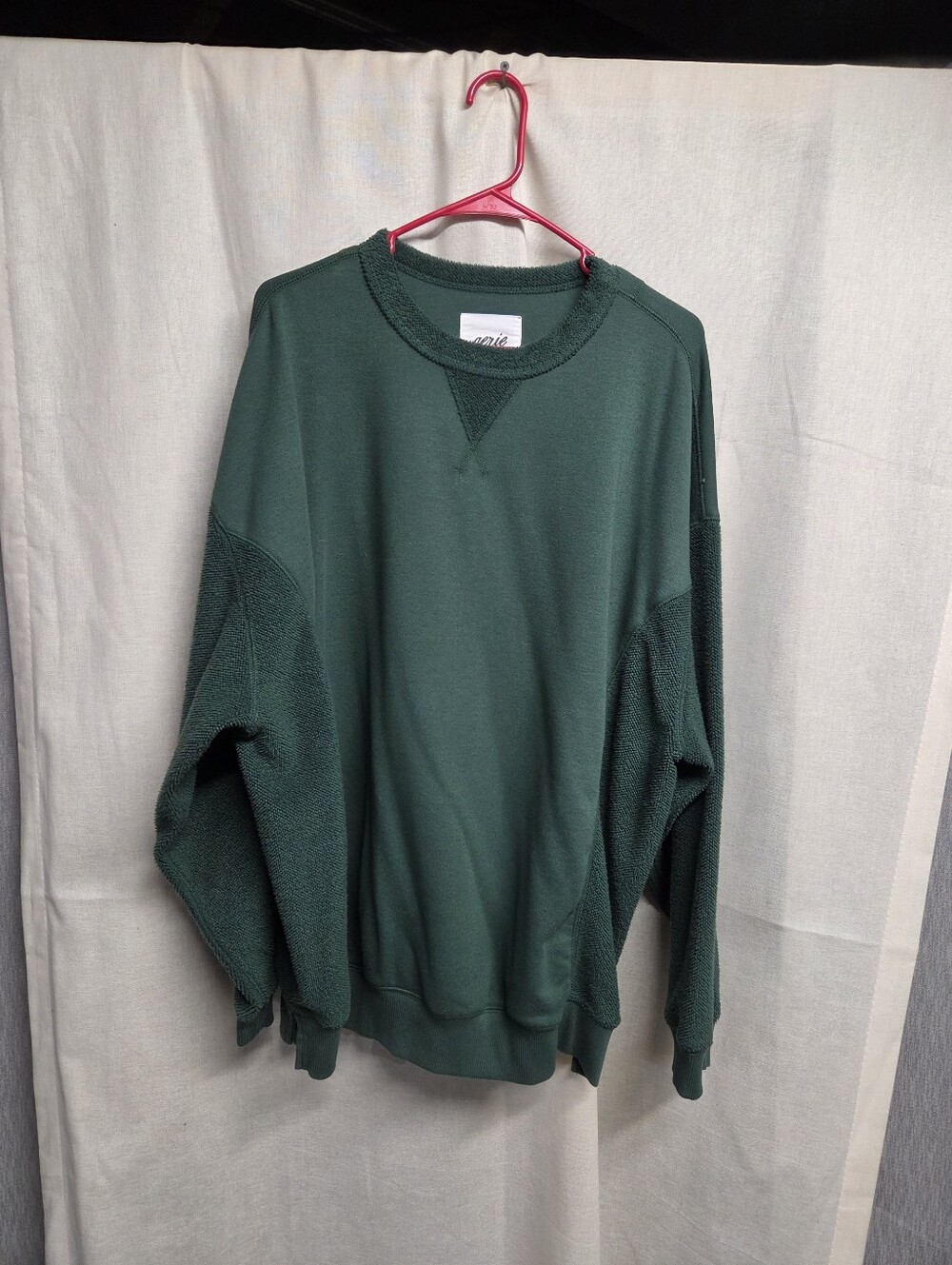 aerie Forest Green Crewneck Sweatshirt